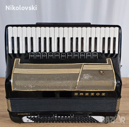 Акустичен акордеон Hohner Imperator IV , снимка 4 - Акордеони - 53069354