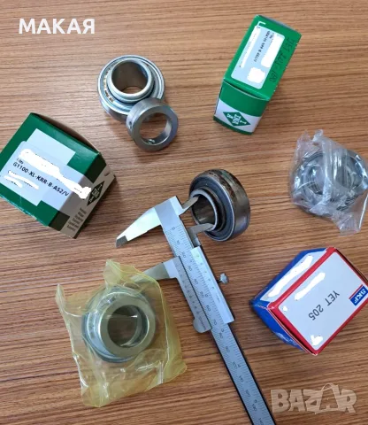 Инчови и метрични Y-лагери INA / SKF  (YET 205-100, G1100, GRA100) за сеялки и комбайни – Наличност, снимка 2 - Резервни части за машини - 54026602