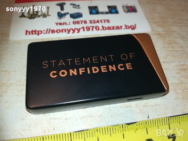 DUNHILL statement of confidence 1402211124, снимка 2 - Запалки - 31808406