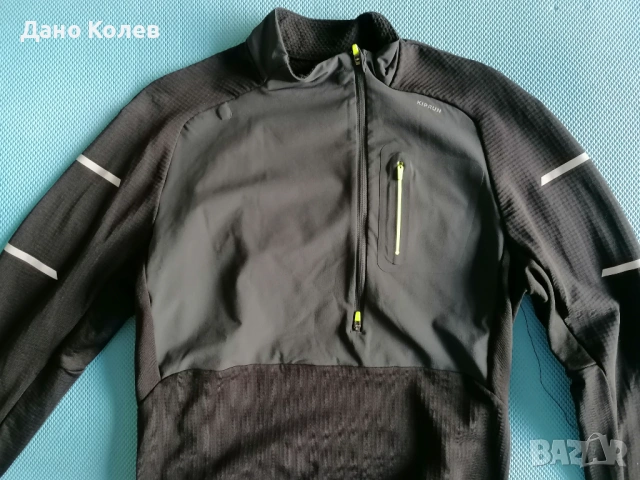 Мъжка блуза за бягане KIPRUN RUN 900 Warm [Размер: S] [Цвят: Черенщ], снимка 3 - Спортни дрехи, екипи - 53883260