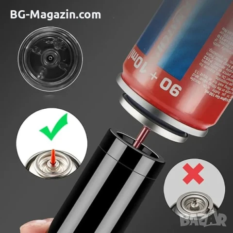 Мини газова горелка туристическа за къмпинг наргиле пури запалка сладкиши кухненска готвене малка, снимка 3 - Други инструменти - 51050035