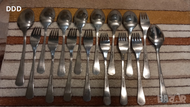 Вилици и лъжици П. Денев Перла , снимка 5 - Прибори за хранене, готвене и сервиране - 52809092