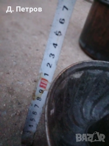 Стар меден тиган и медна форма за кекс, снимка 7 - Антикварни и старинни предмети - 42660844