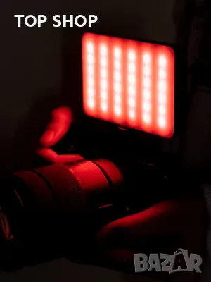 VIJIM VL120 RGB преносима LED DSLR видео светлина за камера/CRI 95+2500-9000K/3100 mah батерия, снимка 7 - Светкавици, студийно осветление - 49308619