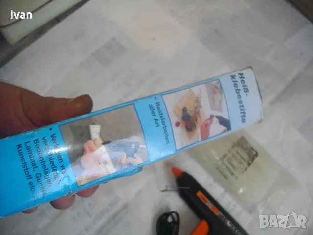 30W MEISTER CRAFT НЕМСКИ ЕЛЕКТРИЧЕСКИ ПИСТОЛЕТ ТОПЛО ЛЕПЕНЕ СИЛИКОН С 2 ПАКЕТА НЕМСКИ ПРЪЧКИ СИЛИКОН, снимка 11 - Други инструменти - 48603971