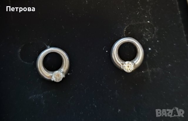 Нежни сребърни обечки, снимка 2 - Обеци - 42067715