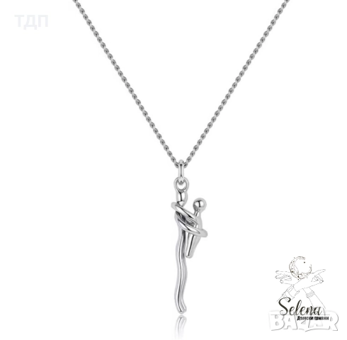 Колие от медицинска стомана "Майчина прегръдка", снимка 2 - Колиета, медальони, синджири - 52888891