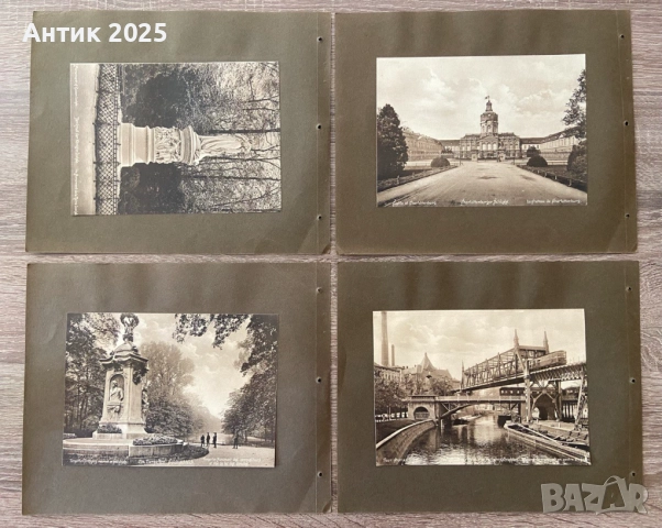 Стари фотографии от Германия, архитектура и забележителности, начало XX век, снимка 6 - Антикварни и старинни предмети - 51451132