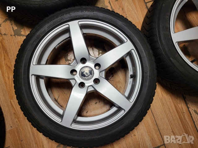 джанти 17" 5x112 Mercedes Audi Vw 225/45/17 зимни гуми, снимка 3 - Гуми и джанти - 52484763