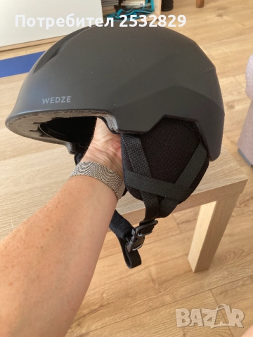 Ски каска черна Wedze