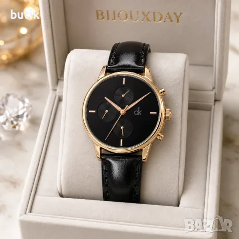 Мъжки часовник Deen Keen Black Gold Chrono