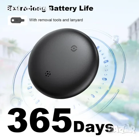 Android тракер, съвместим с Google Find My (Find Hub); Smart Tag със сменяема батерия , снимка 6 - Друга електроника - 56310735