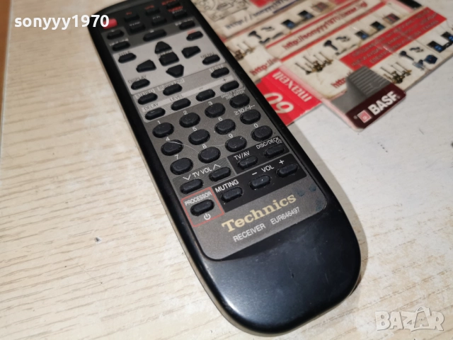 TECHNICS EUR646497 RECEIVER REMOTE-ВНОС SWISS 1312251936, снимка 10 - Ресийвъри, усилватели, смесителни пултове - 52776477