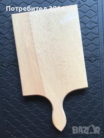 Дъска кухненска - рязане, сервиране; естествено дърво /дъб; дебела,  здрава, чудесна изработка, НОВА, снимка 8 - Аксесоари за кухня - 49634949