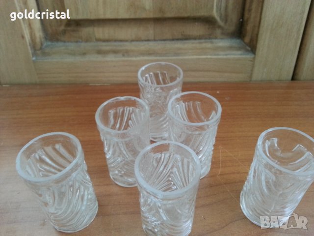 Стъклени чаши чашки , снимка 2 - Антикварни и старинни предмети - 37685313