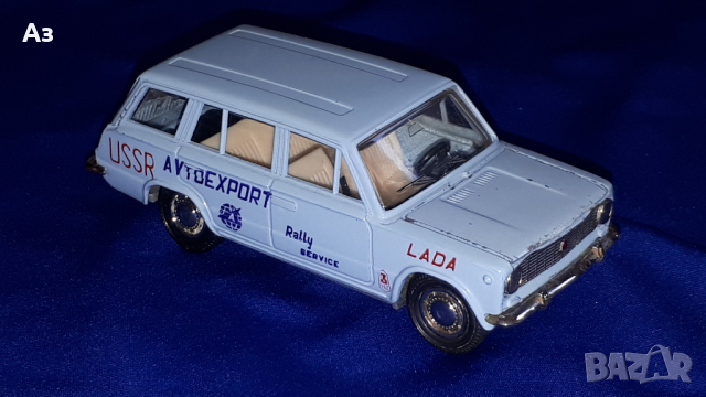 Стара руска метална кола ЛАДА 2102  А11 Автоекспорт 1:43 Сделано в СССР Made in USSR, снимка 2 - Колекции - 44584712