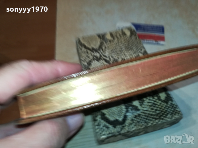 MISSEL DE L ENFANT-JESUS GOLD-ВНОС FRANCE 1103241724, снимка 4 - Антикварни и старинни предмети - 44715741