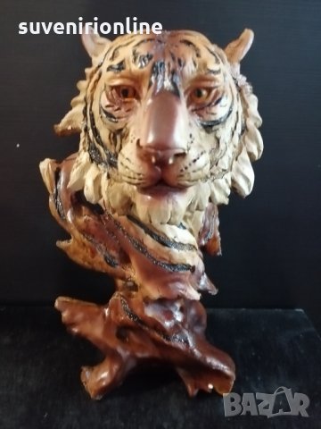 Декоративна статуетка тигърска глава, снимка 3 - Статуетки - 35334753