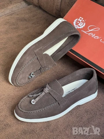 дамски мокасини от естествен велур loro piana , снимка 11 - Дамски ежедневни обувки - 51303318