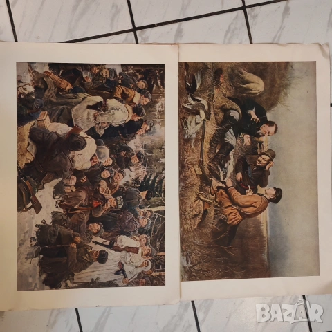 Картини, репродукция на Третяковска галерия, Москва. , снимка 5 - Картини - 53149697