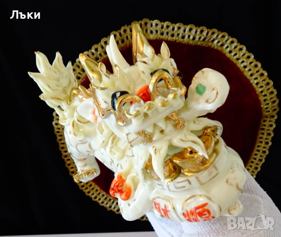 Китайска порцеланова фигура куче Foo,пазител на дома. , снимка 12 - Статуетки - 51488476