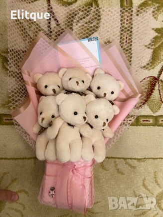 🎁 Премиум Плюшен Букет  , снимка 4 - Други - 53078872