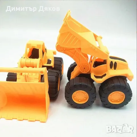 Комплект от 2 строителни машини, багер и камион, снимка 5 - Коли, камиони, мотори, писти - 48153637