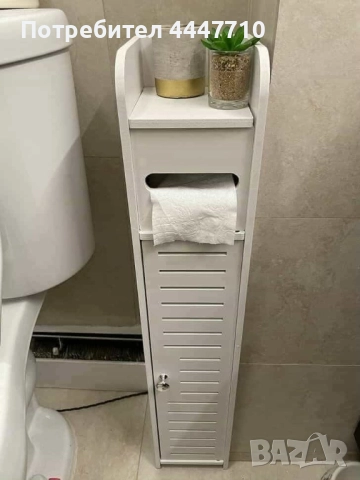 Водоустойчив шкаф за баня,ултра тънък рафт за съхранение,подходящ за малки пространства, снимка 2 - Шкафове - 52361974