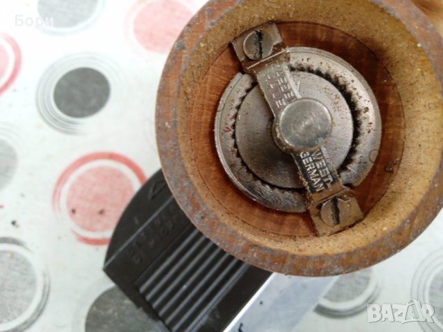 ZASSENHAUS 1950г WEST GERMANY мелничка ч.пипер/подправки, снимка 8 - Други - 38197105