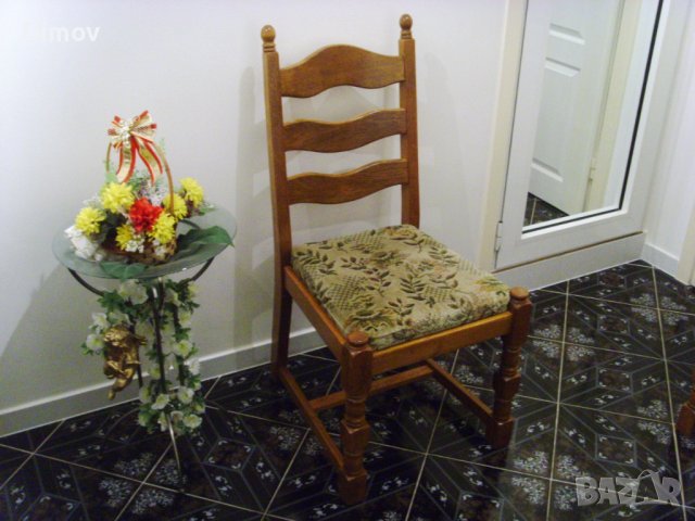 Маса с 4 стола, масив. Внос., снимка 15 - Маси - 37766221