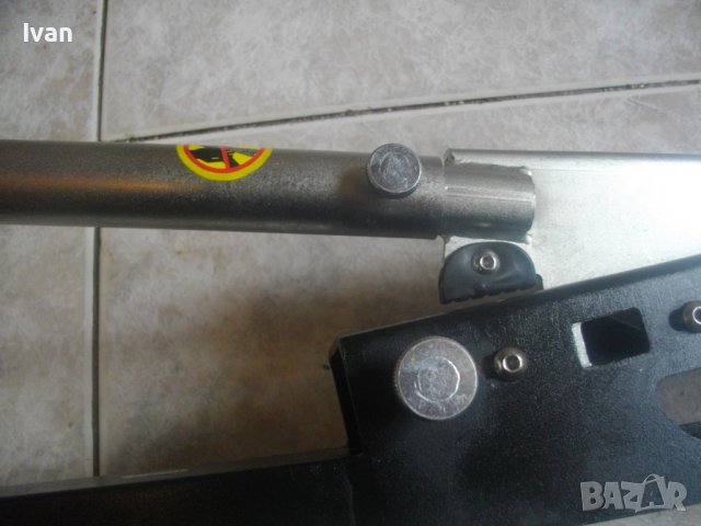 Нова Немска Гилотина За Рязане Ламиниран Паркет/Ламинат-800мм-LOGOLIC/600мм-MEISTER-Професионална, снимка 5 - Други инструменти - 37122933