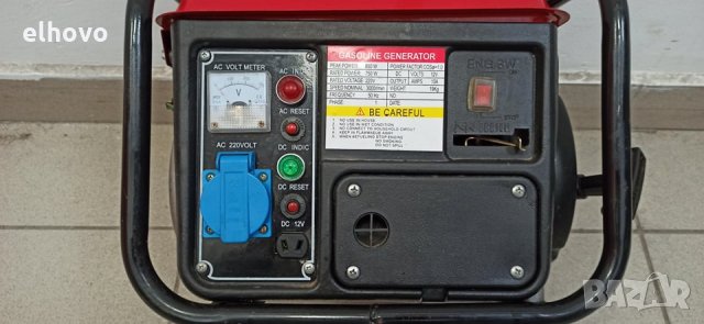 Бензинов монофазен агрегат за ток 850 W, снимка 3 - Генератори - 31598538