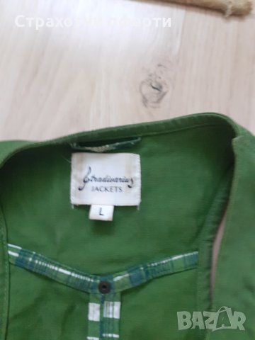 Зелен дънков елек, снимка 3 - Гащеризони - 35477561