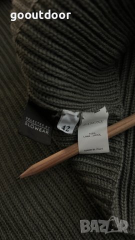 Дамска вълнена плетена жилетка Zanone wool cardigan, снимка 4 - Жилетки - 42821593