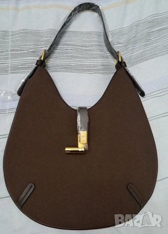 Луксозна чанта в тъмно кафяво, снимка 5 - Чанти - 54319495