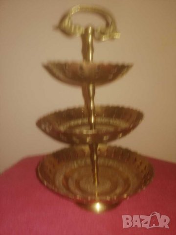 Стара месингова бонбониера. , снимка 4 - Антикварни и старинни предмети - 31463593