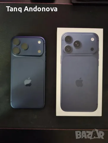 Iphone 17 pro max 256gb 98% капацитет на батерията с документи и остатъчна гаранция до 16 окт