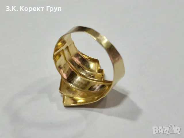 Дамски златен пръстен 14К / 2,08 гр., снимка 3 - Пръстени - 55712904