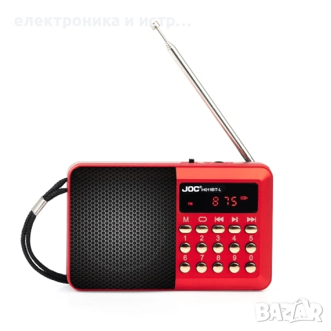 Преносимо радио JOC, USB, SD карта, Акумулаторна батерия 