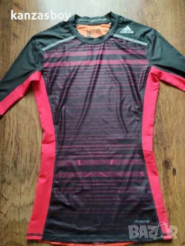 adidas Techfit Chill Compression - страхотна мъжка тениска КАТО НОВА M , снимка 5 - Тениски - 53950155