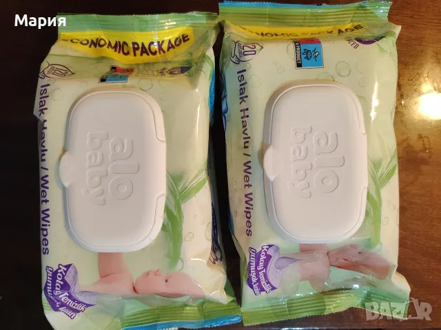 Мокри кърпи ALO BABY 120 бр