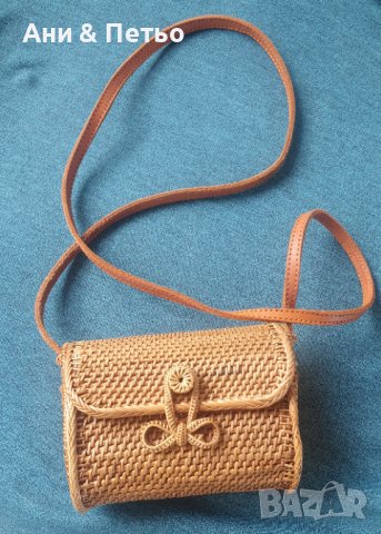 Бонбонеста чанта от ратан, снимка 2 - Чанти - 40849513