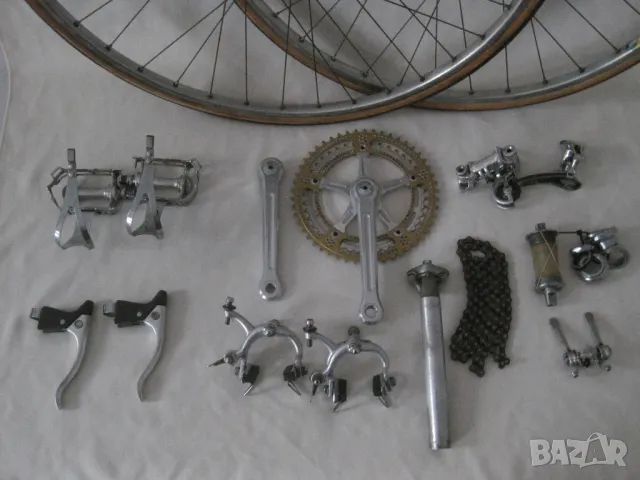 Campagnolo Record groupset-Ретро, снимка 12 - Части за велосипеди - 47600462