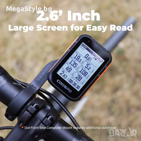 Велокомпютър Coospo BC200, GPS, водоустойчив, 36 часа живот на батерията, 2.6" LCD, снимка 5 - Аксесоари за велосипеди - 55751583