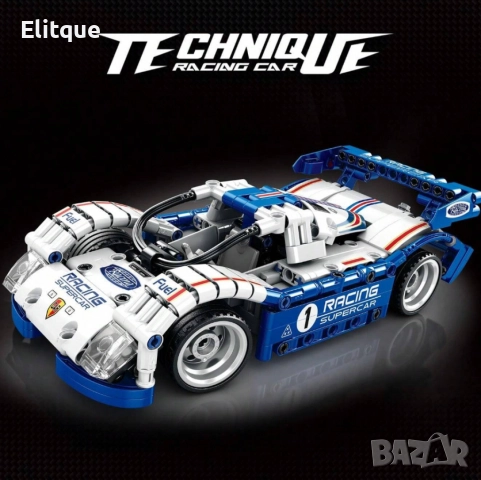 Конструктор с много части - Полицейска или състезателна кола, снимка 9 - Коли, камиони, мотори, писти - 52778308