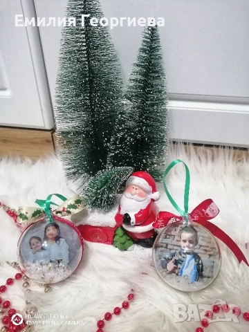 Коледни топки със снимки ♥️, снимка 5 - Коледни подаръци - 52621899