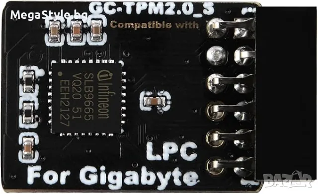 TPM2.0 модул LPC 12Pin модул с Infineon SLB9665 , снимка 2 - Дънни платки - 55741224
