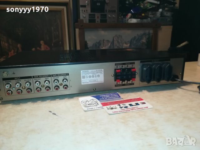 SONY TA-AX22 BLACK AMPLI-JAPAN 1801221637, снимка 12 - Ресийвъри, усилватели, смесителни пултове - 35479210