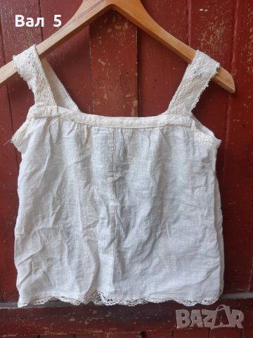 Автентичен кенарен елек , риза , горнище с дантела, снимка 6 - Антикварни и старинни предмети - 37225003