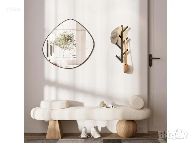 НОВИ! Закачалка за дрехи 6 куки стенен монтаж Два цвята, снимка 4 - Закачалки - 48592685